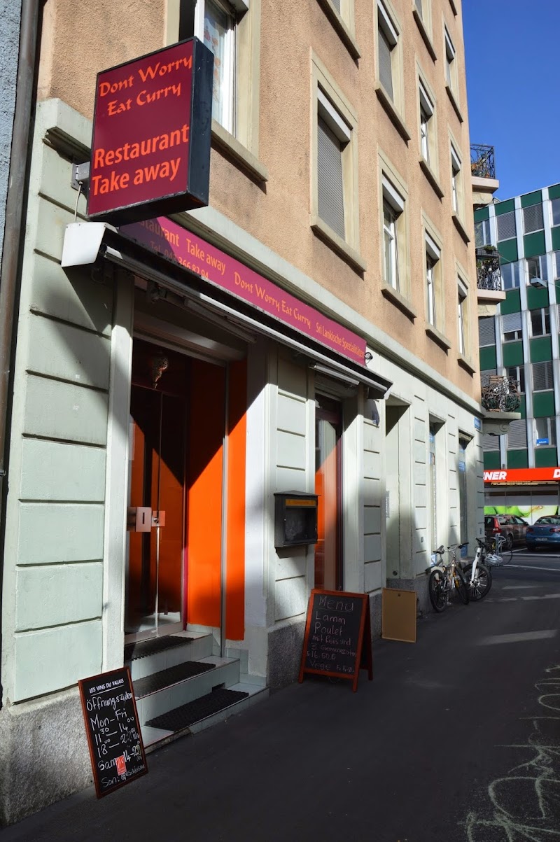 Don't Worry Eat Curry – Restaurant mit Küche aus Sri Lanka Restaurant in Zürich